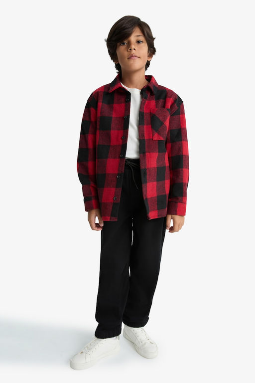 Standart Pa_a Pel__ Astar Jogger Pantolon Erkek _ocuk - Defacto фото 2
