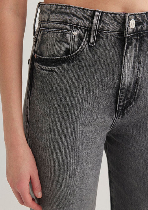 Victoria Classic Denim Koyu Gri Jean Pantolon - Mavi фото 7