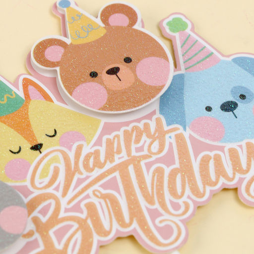 Набор для украшения С днём рождения зверята - Страна карнавалия фото 3