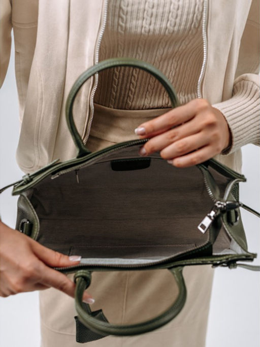 Сумка Lanotti CROCO LINE 8346/зеленый