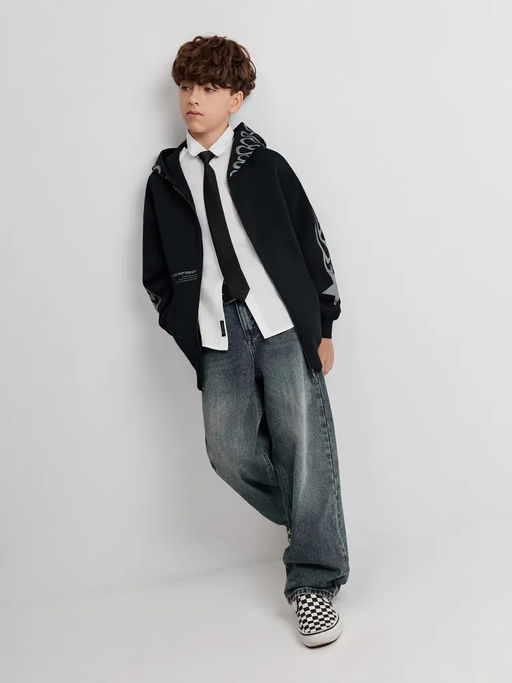 ACOOLA / Куртка (толстовка) детская для мальчиков Ringwil_jk черный фото 8