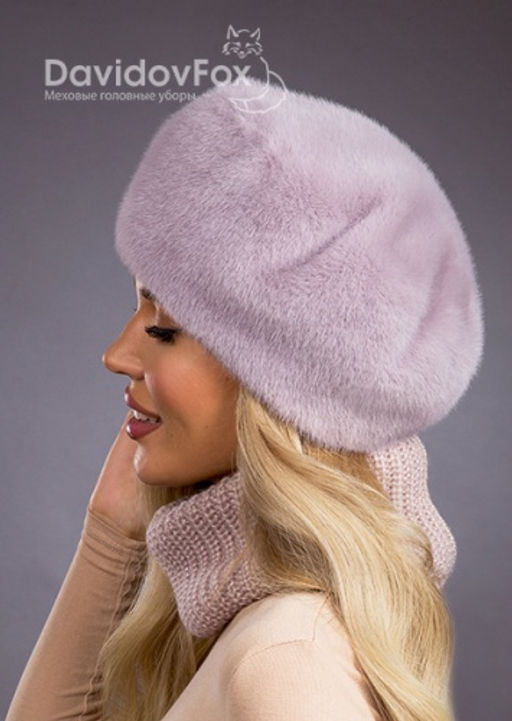 Шапка Берет экомех чертополох