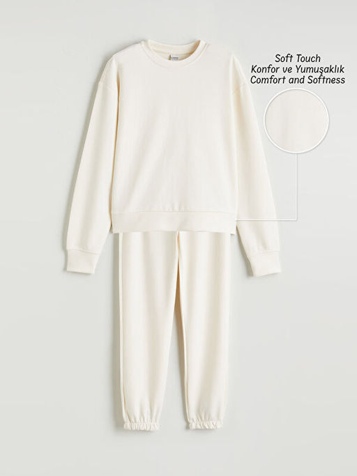 Bisiklet Yaka K?z ?ocuk Soft Touch E?ofman Tak?m