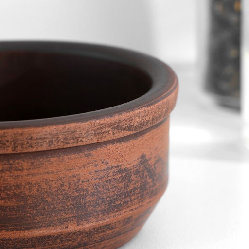 Кокотница для жюльена «Гладь», 100 мл, 8×3.5 см, красная глина