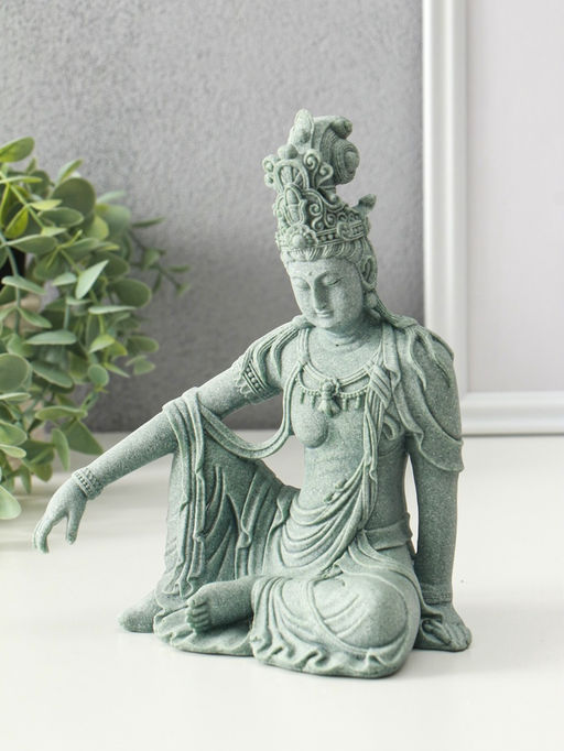 Сувенир песчаник "Богиня Гуанинь" 10х17х19,5 см