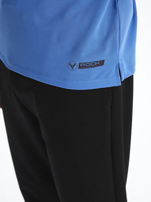 Bisiklet Yaka Erkek Spor Ti??rt