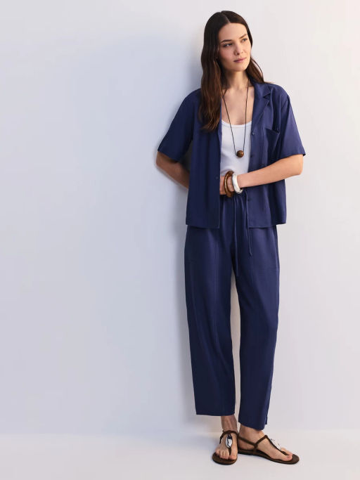 Льняная блуза прямого кроя ZR2605012002-162 / Zarina