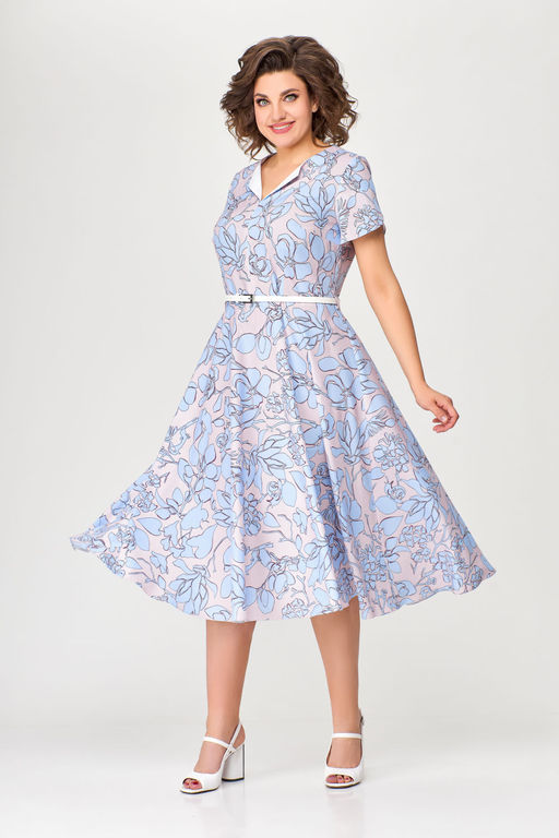 Блуза Swallow 803.2 черный+серебряный узор фото 882