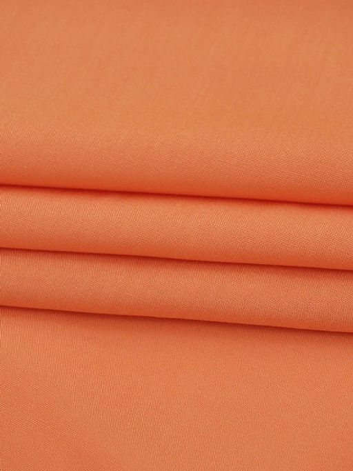 Штапель цв.Пастельно-оранжевый, ш.1.45м, вискоза-100%, 110гр/м.кв - Купава фото 2