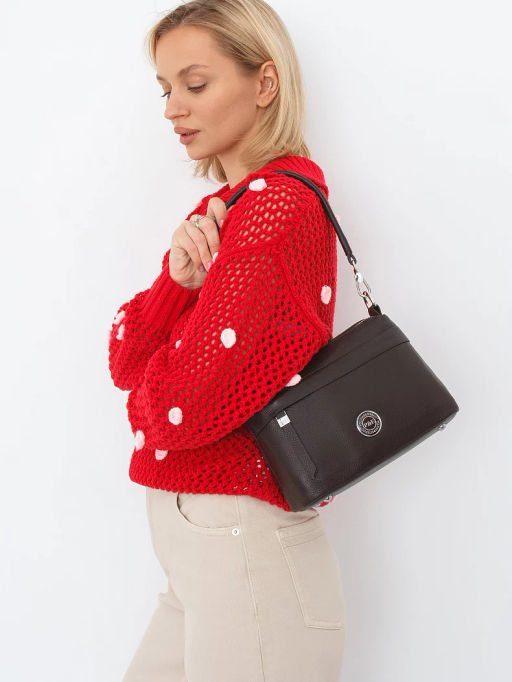 Сумка 0227C coffee Polina&Eiterou