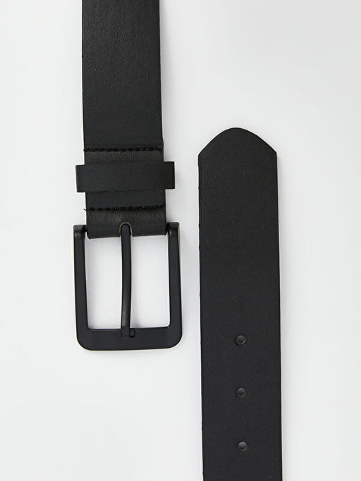 Deri G?r?n?ml? Erkek Kemer