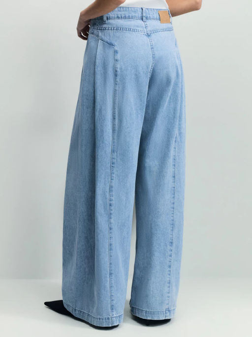 Джинсы ultra wide leg с высокой посадкой / Zarina  фото 5