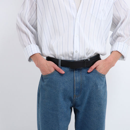 Ремень мужской, ширина 3,5 см, автомат, цвет чёрный - Simaland фото 3