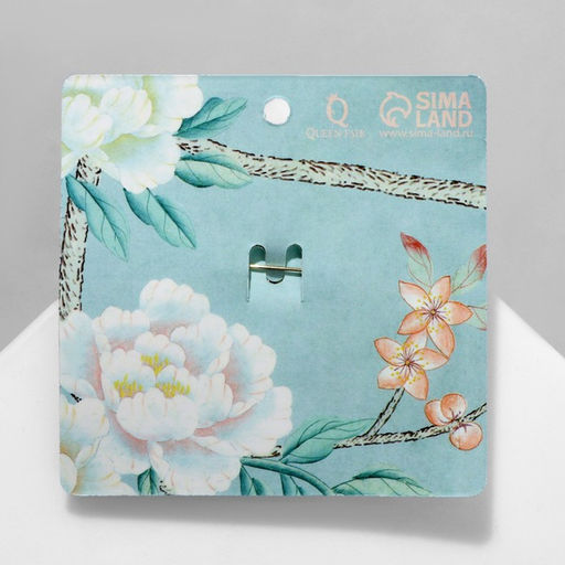 Брошь Цветок градиент, цветная в золоте - Queen fair фото 4