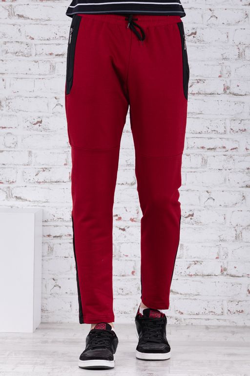 Брюки спортивные 
 3.MM078B-красный