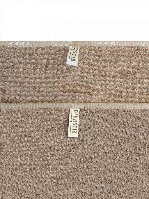 Набор кухонных полотенец 2шт 40x60 бежевый хлопок