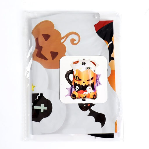 Цена за 3 шт. Воздушный шар фольгированный 24" «Кружка. Хеллоуин»