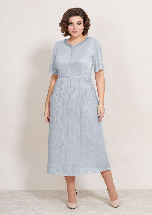 Платье Mira Fashion 5392W-Р голубой