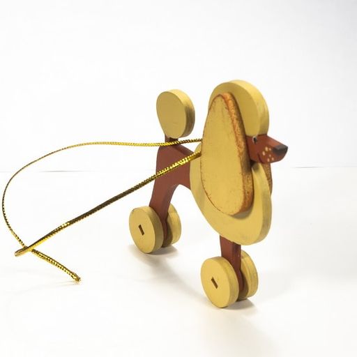 Елочная игрушка - Пудель пшеничный 290-3 - Idh фото 5