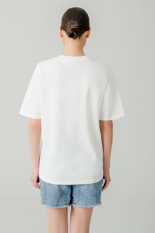 Арт. 3-1156 Футболка женская 44-50 (4 шт) Цвет:молочный - Калинка фото 10