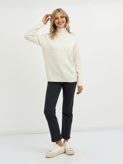 водолазка женская из шерсти в воротником стойка - Glenfield фото 3