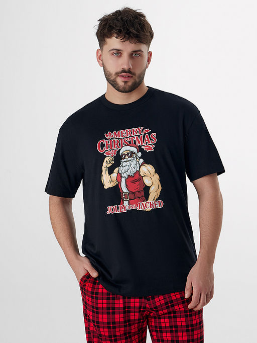 Комплект домашний мужской новогодний