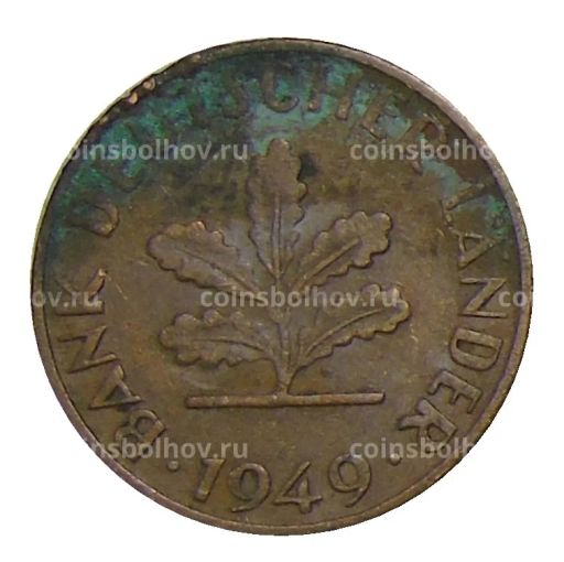 1 пфенниг 1949 года D Германия