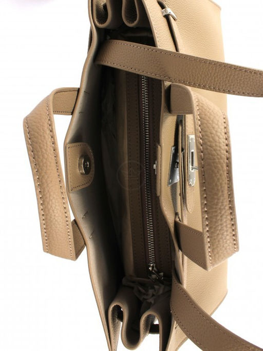 Сумка женская натуральная кожа GU 2066-77708, 1отд, бежевый SALE 265037 - Adelia фото 3