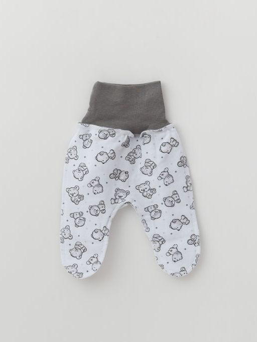 Ползунки на широкой резинке утепленные, белочки - Lesi kids фото 4