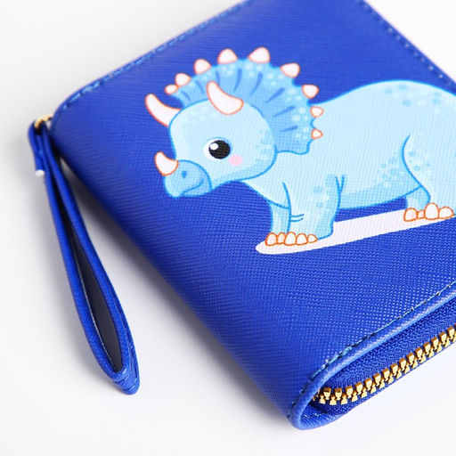 Кошелёк детский на молнии, синий