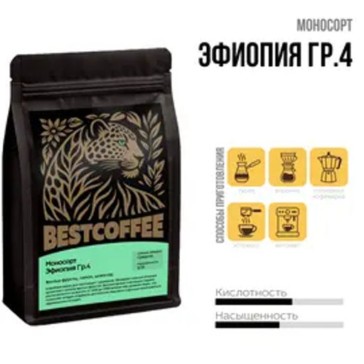 Кофе Эфиопия гр.4 1 кг