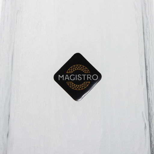 Бокалы для шампанского Magistro «Дарио», 180 мл, 7×27.5 см, стекло, набор 2 шт., прозрачные