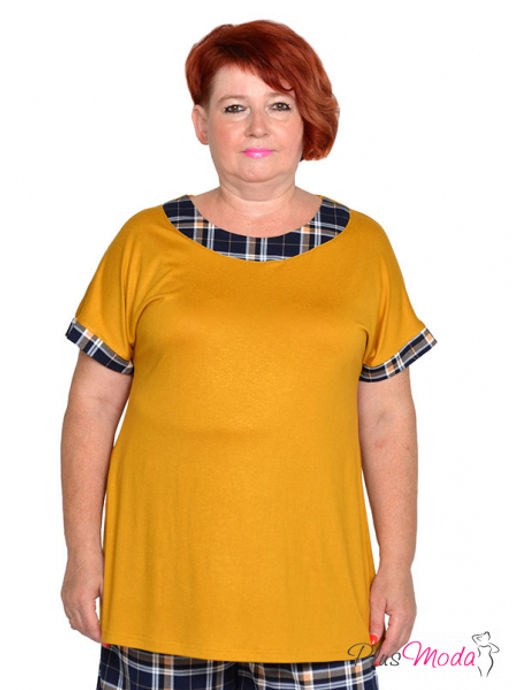Футболка Модель №2035 размеры 44-84 - Plusmoda фото 5