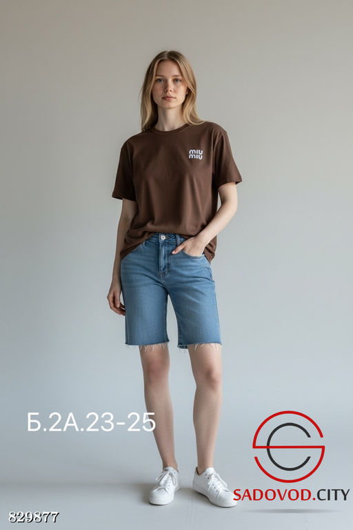 Футболка женская из хлопка