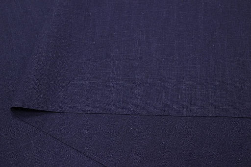 Крапива Рами (Ramie) цв.Чернильно-фиолетовый флер, СОРТ2, ш.1.45м, крапива-100%, 230гр/м.кв - Купава фото 4