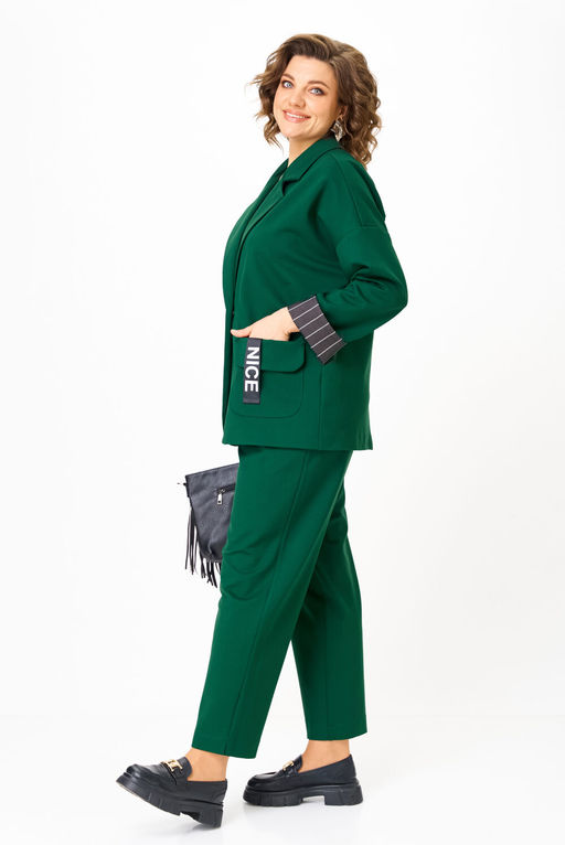 Костюм Michel Chic 1437 изумрудный  фото 6