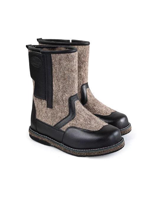 Сапоги мужские войлочные Мансур, на липучках, войл. подошва