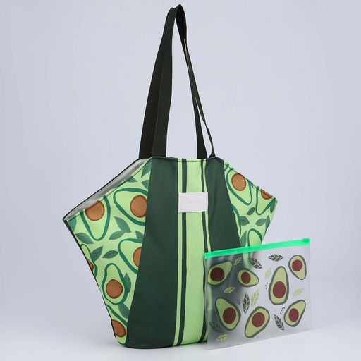 Сумка женская пляжная Авокадо + бикини бэг - Nazamok фото 17