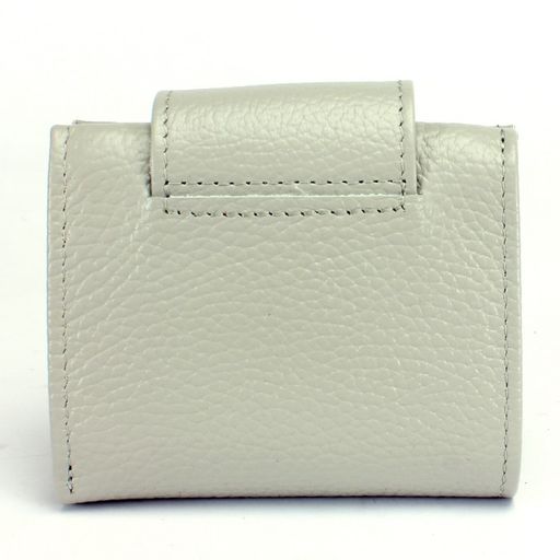 Портмоне женское Croco-ПР-906 натуральная кожа 1 отд, 4 карм, серый флотер (265) 237583  фото 2