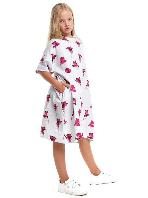 Платье Boho для девочки подростка UD 7931 гладиолусы - Mini maxi фото 4