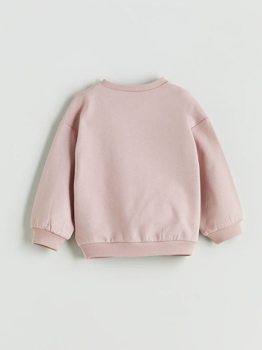 ?i?ek Desenli K?z ?ocuk Sweatshirt