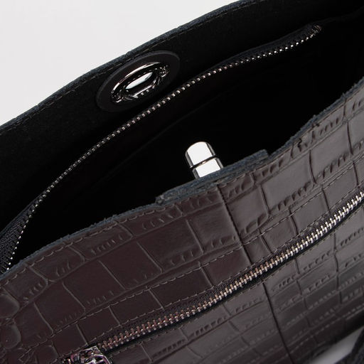 Сумка-тоут на молнии, цвет серый - Simaland фото 3