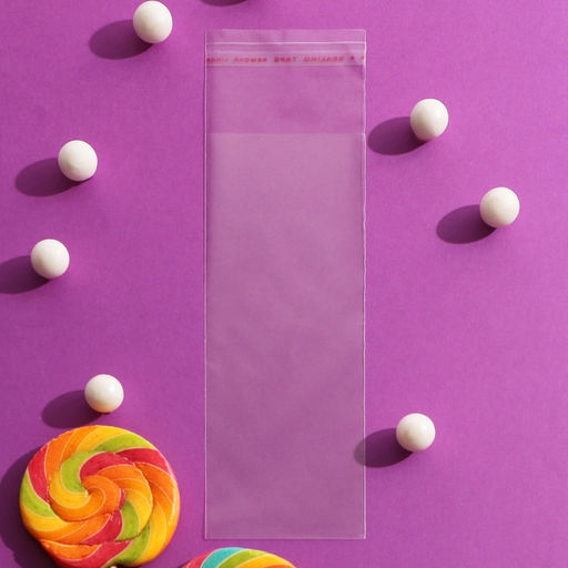 Цена за 100 шт. Пакет БОПП с клеевым клапаном, прозрачный для фасовки и упаковки, 6?16/4 см, 25 мкм - UPAK LAND фото 2