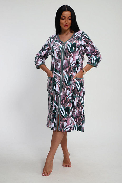 Халат велюровый на молнии (941-6) - Плиона фото 188