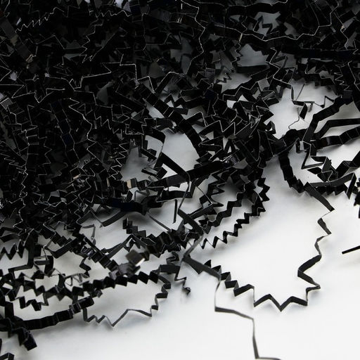 Наполнитель для шаров и подарков, упаковка, «Чёрный», 15×26 см