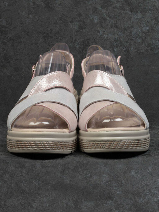 08-EDT60651-20B100M WHITE/GREY Босоножки (натуральная кожа) - Фабричный китай фото 8