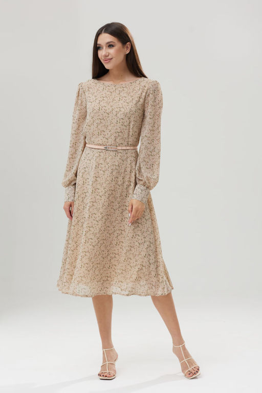 Платье Lars Style 811 бежевый