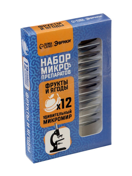 Набор для опытов «Набор микропрепаратов», фрукты и ягоды