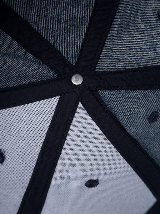 Шляпа бейсбольная жен. хлопок LB-M99037 blue jeans