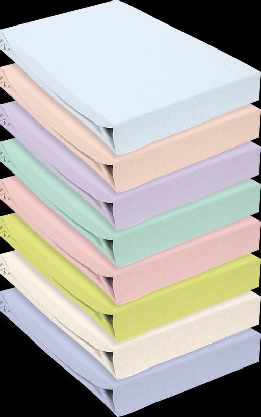 Простыня трикотажная на резинке Мерцана (Серый) MERC13 90x200  фото 3